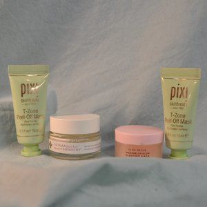 bundle lot 4 face masks NEW pixi glow recipe watermelon dermadoctor (50)